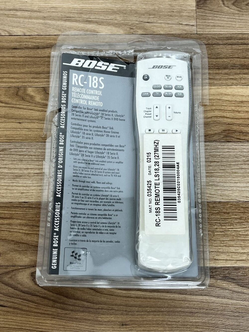 Original Bose RC18S2-27 Remote Control for Lifestyle Media Center With Original